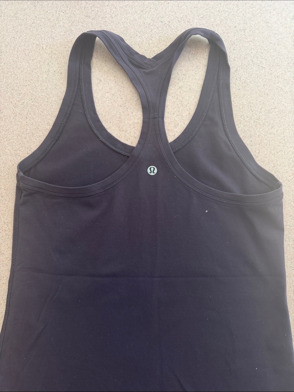 lululemon athletica Deep Purple Racerback Tank with Reflective Logo